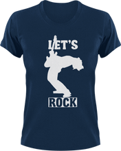Load image into Gallery viewer, Lets rock T-Shirtbass, Ladies, Mens, music, rock, Unisex
