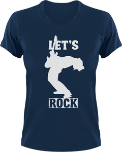 Lets rock T-Shirtbass, Ladies, Mens, music, rock, Unisex
