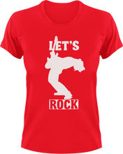 Load image into Gallery viewer, Lets rock T-Shirtbass, Ladies, Mens, music, rock, Unisex
