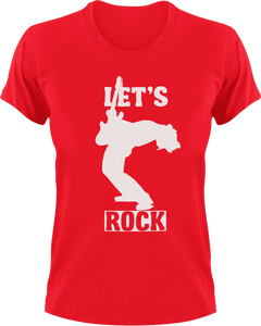 Lets rock T-Shirtbass, Ladies, Mens, music, rock, Unisex
