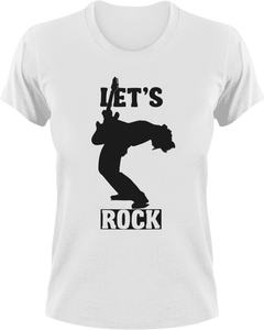 Lets rock T-Shirtbass, Ladies, Mens, music, rock, Unisex