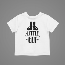 Load image into Gallery viewer, Little Elf Kids T-Shirtanimal, animals, boy, christmas, elf, girl, kids, Merry Christmas, neice, nephew
