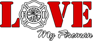 Love my fireman T-Shirtdad, fatherhood, Fathers day, fireman, Ladies, Mens, Unisex