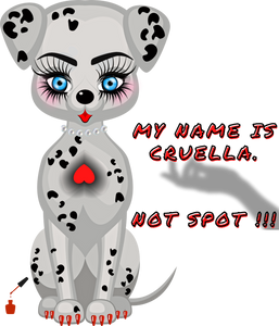My Name Is Cruella. Not Spot T-Shirtanimal, animals, dog, dyzynu, Ladies, Mens, Unisex