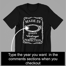Load image into Gallery viewer, Vintage Aged to Perfection Birthday Tshirt
