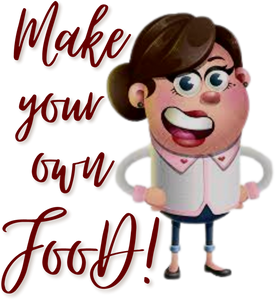 Make Your Own Food T-Shirtdyzynu, Ladies, Mens, Unisex