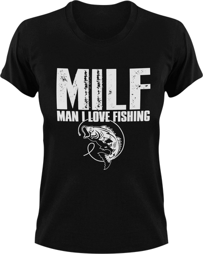 Man I Love Fishing T-Shirtfish, fisherman, fishing, Ladies, Mens, Unisex