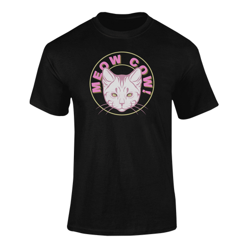 Meow Cow T-Shirtdyzynu, Ladies, Mens, Unisex