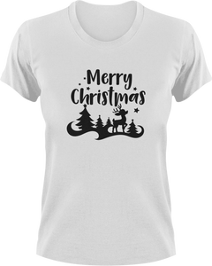 Merry Christmas T-Shirtchristmas, Ladies, Mens, Merry Christmas, snow, Unisex