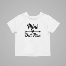 Load image into Gallery viewer, Mini Best Man Bachelors Party Kids T-Shirtbachelor, bachelors party, boy, groom, kids, marriage
