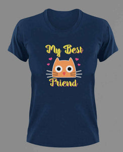 My Best Cat Friend T-Shirtanimals, cat, dog, Ladies, Mens, pets, Unisex