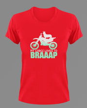 Load image into Gallery viewer, My Corgi Loves To Go Braaap T-Shirtanimals, dog, Ladies, Mens, pets, Unisex
