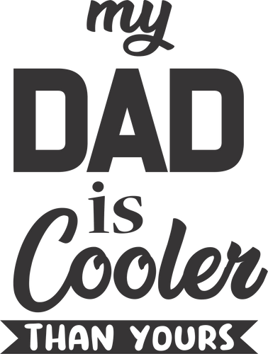 My dad is cooler than yours T-Shirtcool, dad, Fathers day, funny, Ladies, Mens, Unisex
