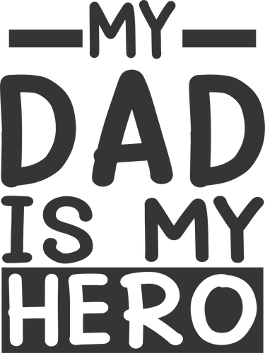 My dad is my hero T-Shirtdad, Fathers day, funny, Ladies, Mens, superhero, Unisex