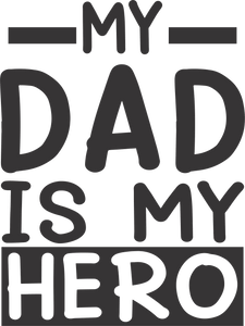 My dad is my hero T-Shirtdad, Fathers day, funny, Ladies, Mens, superhero, Unisex