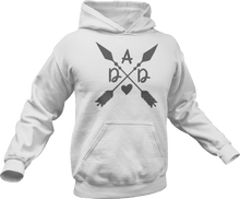 Load image into Gallery viewer, Norse Arrow dad printed on a white T-Shirt

