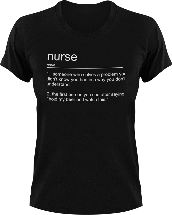 Nurse T-Shirtjob, Ladies, Mens, noun, nurse, Unisex