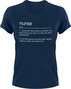 Nurse T-Shirtjob, Ladies, Mens, noun, nurse, Unisex