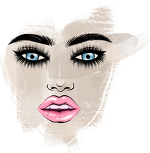 Load image into Gallery viewer, Painted Face T-Shirtdyzynu, Ladies, Mens, Unisex
