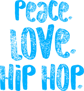 Peace love hip hop T-Shirthip hop, inner peace, Ladies, love, Mens, music, peace, Unisex