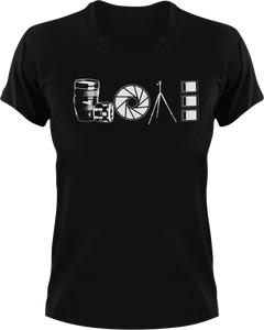 Photography Love T-Shirtcamera, Ladies, love, Mens, photographer, photography, Unisex