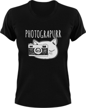 Load image into Gallery viewer, Photograpurr T-Shirtcat, Ladies, Mens, pets, photo, photographer, photography, photoshop, Unisex
