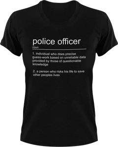 Police Officer T-Shirtjob, Ladies, Mens, noun, police, Police Dog, police mom, Police Officer, Unisex