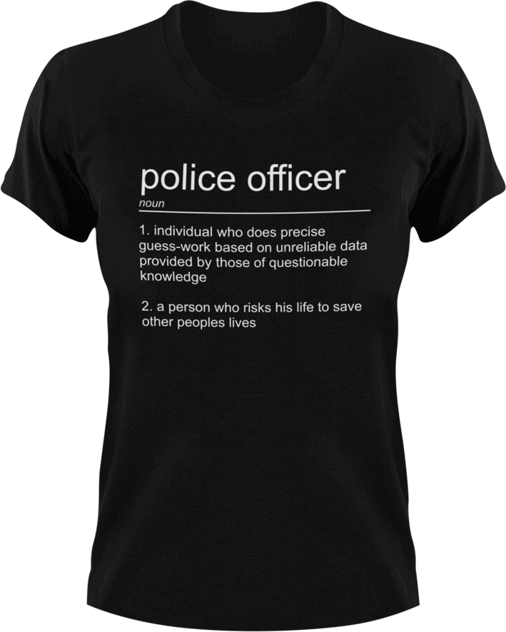 Police Officer T-Shirtjob, Ladies, Mens, noun, police, Police Dog, police mom, Police Officer, Unisex
