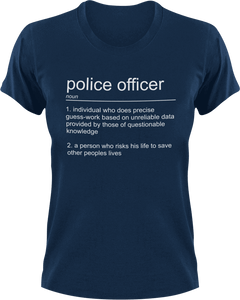 Police Officer T-Shirtjob, Ladies, Mens, noun, police, Police Dog, police mom, Police Officer, Unisex