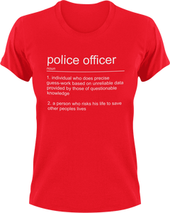 Police Officer T-Shirtjob, Ladies, Mens, noun, police, Police Dog, police mom, Police Officer, Unisex