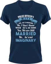 Load image into Gallery viewer, Police officers wife T-ShirtLadies, Mens, police, Police Officer, Unisex, wife
