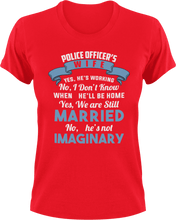 Load image into Gallery viewer, Police officers wife T-ShirtLadies, Mens, police, Police Officer, Unisex, wife
