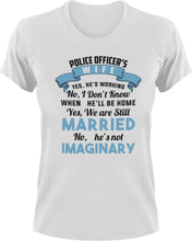 Load image into Gallery viewer, Police officers wife T-ShirtLadies, Mens, police, Police Officer, Unisex, wife
