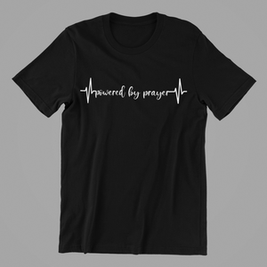 Powered by Prayer T-shirtchristian, Ladies, Mens, motivation, prayer, Unisex