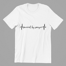 Load image into Gallery viewer, Powered by Prayer T-shirtchristian, Ladies, Mens, motivation, prayer, Unisex
