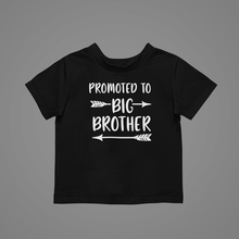 Load image into Gallery viewer, promoted to big brother T-shirtboy, christian, gender reveal, girl, kids, neice, nephew
