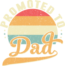 Load image into Gallery viewer, Promoted to dad T-Shirtdad, Fathers day, funny, Ladies, Mens, Unisex
