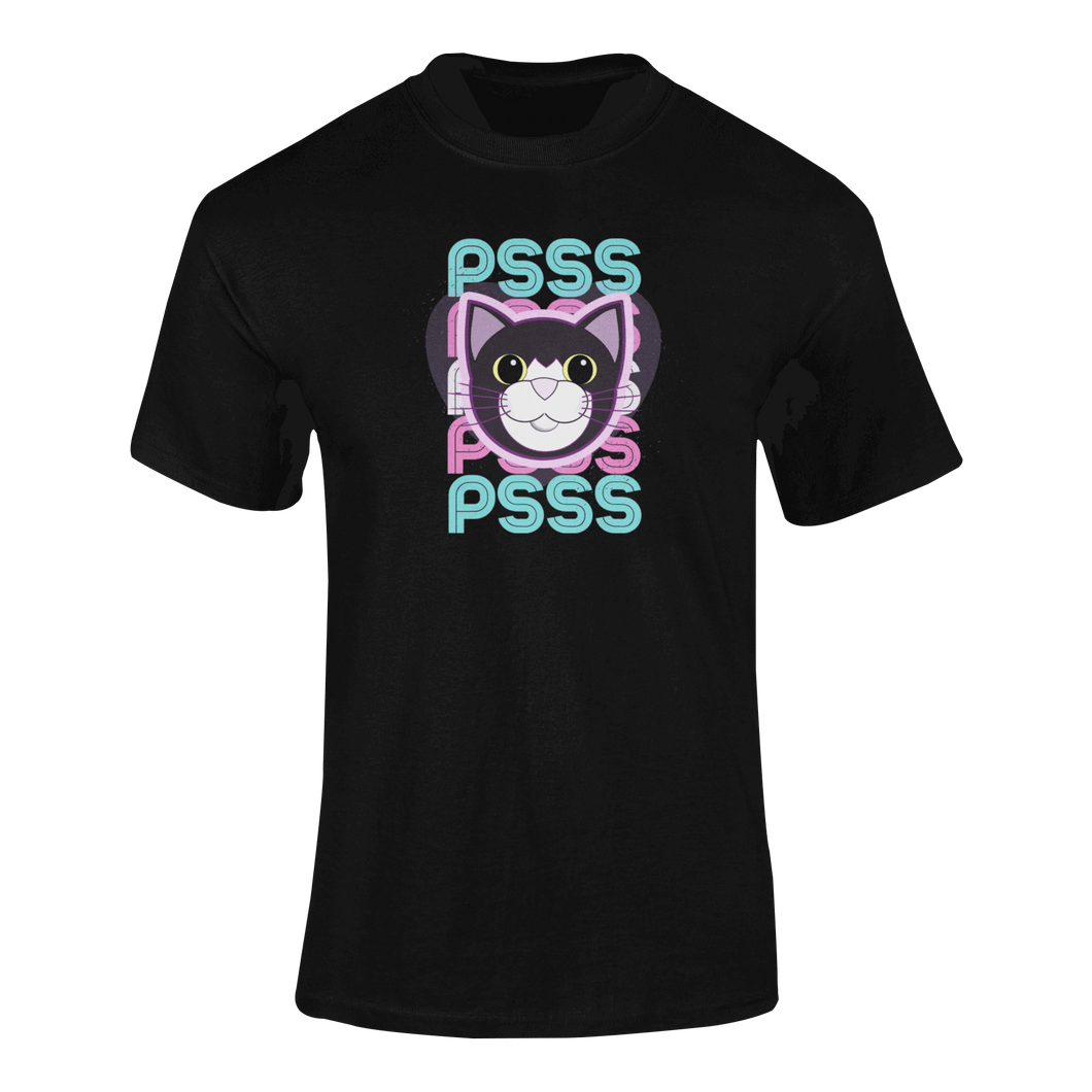 Tigger's Ark Pspsps Trans Tux Cat T-Shirtcat, cat mom, cat nip, Ladies, Mens, Michelle West, pets, Tigger's Ark, Unisex