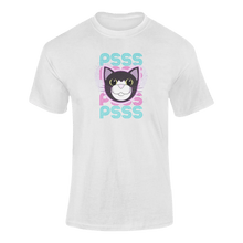 Load image into Gallery viewer, Tigger&#39;s Ark Pspsps Trans Tux Cat T-Shirtcat, cat mom, cat nip, Ladies, Mens, Michelle West, pets, Tigger&#39;s Ark, Unisex
