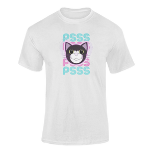 Tigger's Ark Pspsps Trans Tux Cat T-Shirtcat, cat mom, cat nip, Ladies, Mens, Michelle West, pets, Tigger's Ark, Unisex