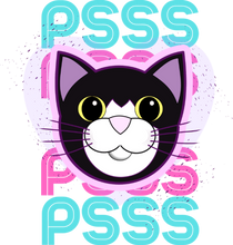 Load image into Gallery viewer, Tigger&#39;s Ark Pspsps Trans Tux Cat T-Shirtcat, cat mom, cat nip, Ladies, Mens, Michelle West, pets, Tigger&#39;s Ark, Unisex

