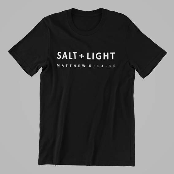 Salt and Light T-shirtchristian, Ladies, Mens, motivation, prayer, Unisex