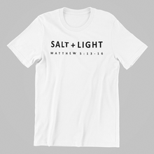 Load image into Gallery viewer, Salt and Light T-shirtchristian, Ladies, Mens, motivation, prayer, Unisex
