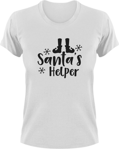 Santa's Helper T-Shirtchristmas, helper, Ladies, Mens, Santa, snow, Unisex