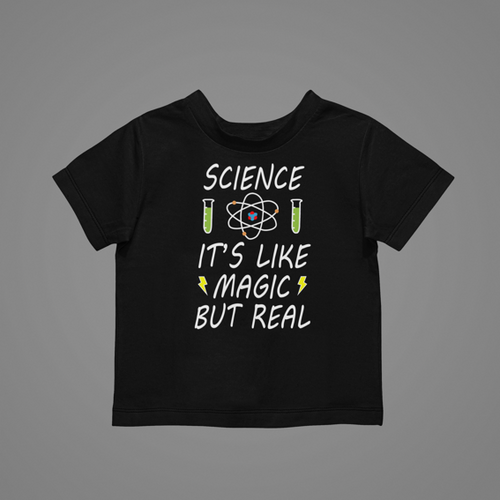 Science It's Like Magic Kids T-Shirtboy, dog, girl, kids, neice, nephew, school, science