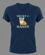 Load image into Gallery viewer, Short &amp; Sassy Corgi T-Shirtanimals, dog, Ladies, Mens, Unisex
