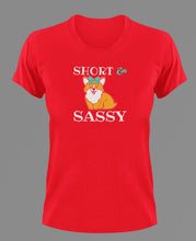 Load image into Gallery viewer, Short &amp; Sassy Corgi T-Shirtanimals, dog, Ladies, Mens, Unisex
