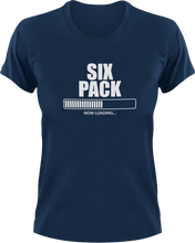 Load image into Gallery viewer, Six Pack Now Loading T-Shirtgym, gymnast, gymnastics, Ladies, Mens, six pack, Unisex
