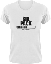 Load image into Gallery viewer, Six Pack Now Loading T-Shirtgym, gymnast, gymnastics, Ladies, Mens, six pack, Unisex
