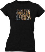 Load image into Gallery viewer, South Africa 3 Ladies fitted T-Shirtdog, Ladies

